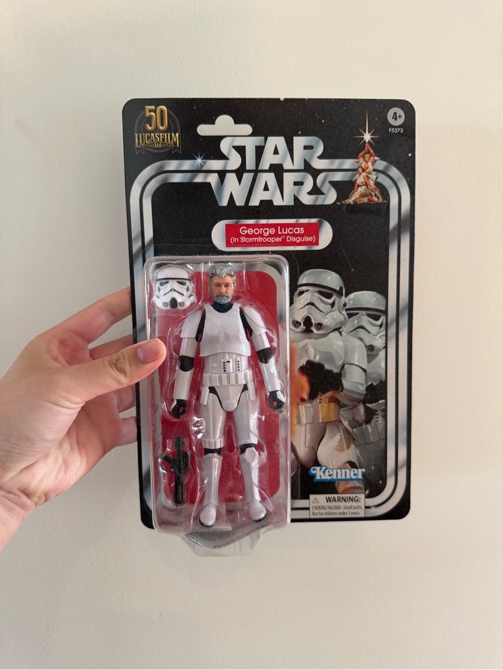 Star Wars Black Series Lucasfilm 50th Anniversary George Lucas in Stormtrooper